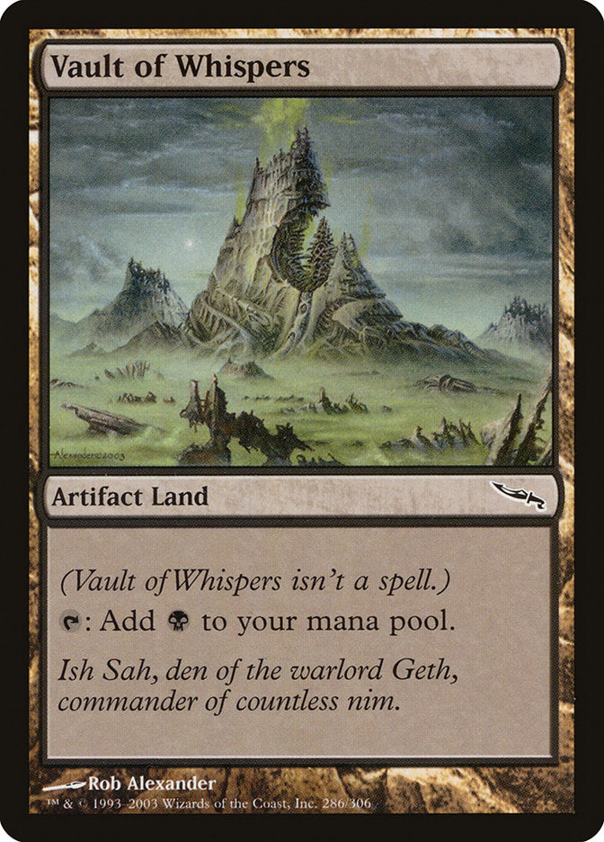 Vault of Whispers [Mirrodin] | Chromatic Games