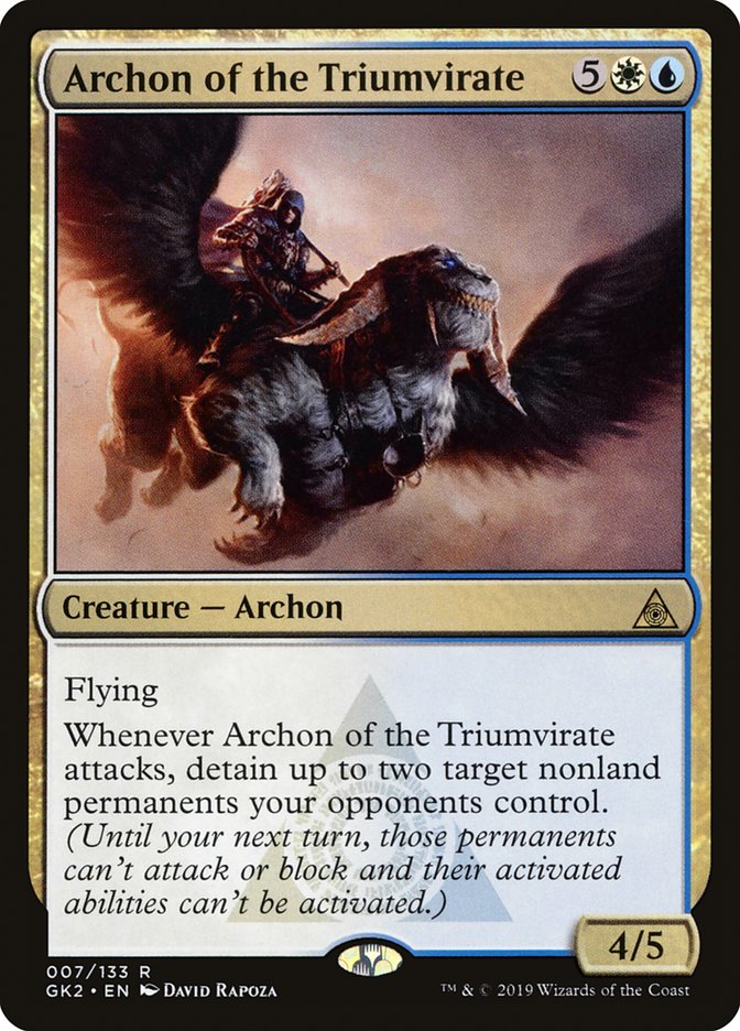 Archon of the Triumvirate [Ravnica Allegiance Guild Kit] | Chromatic Games