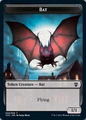 Blood // Bat Double-Sided Token [Innistrad: Crimson Vow Commander Tokens] | Chromatic Games