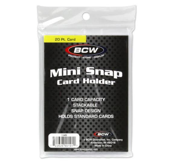 BCW Mini Snap Card Case | Chromatic Games